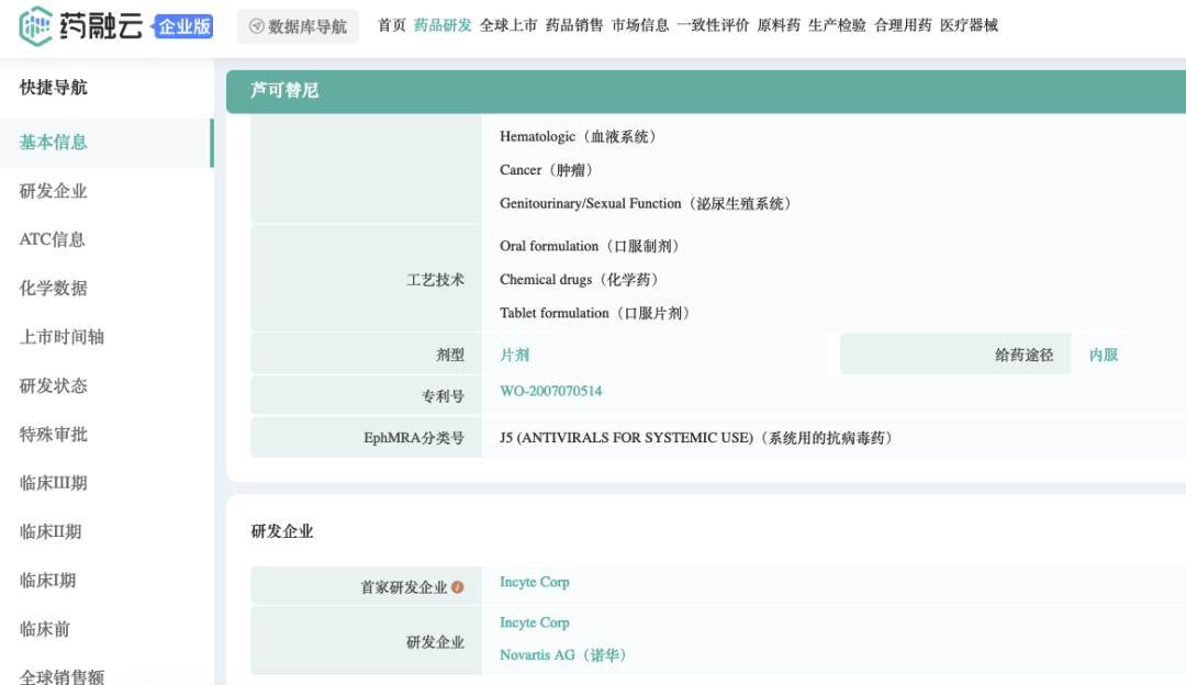 全球制药领域，十大热门被并购对象Incyte：超20年深耕
